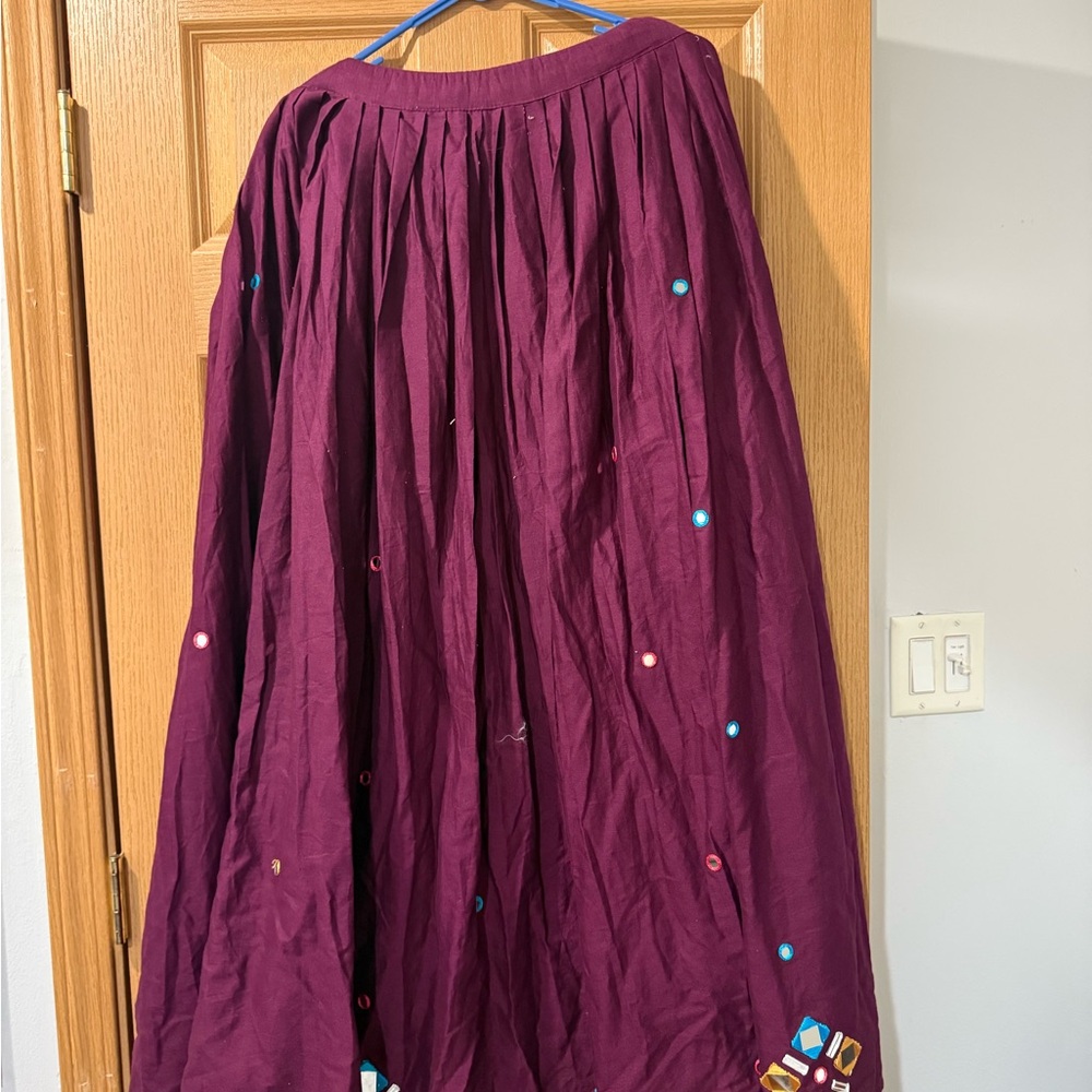 Elegant Purple Women's Skirt